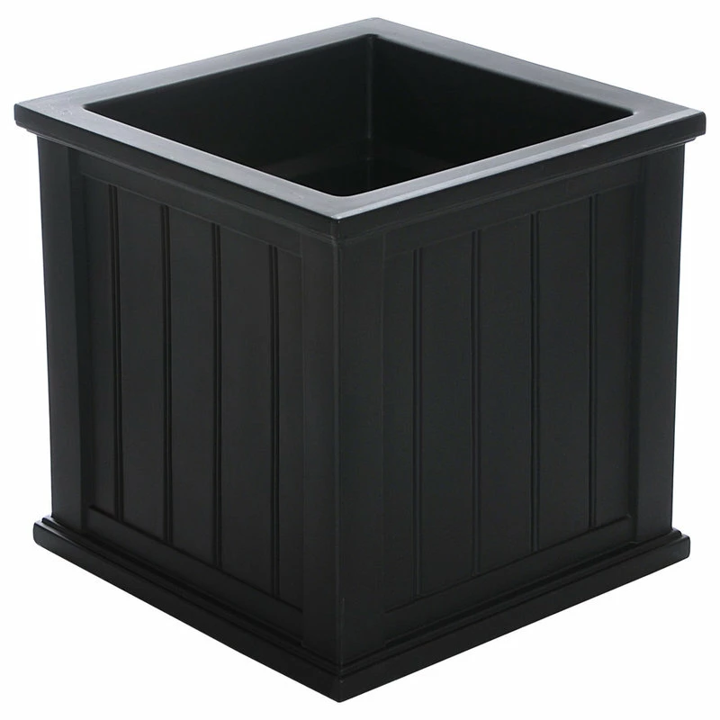 Mayne - Outdoor Products Of Distinction 20"x20"x20" Cape Cod Patio Planter, Black