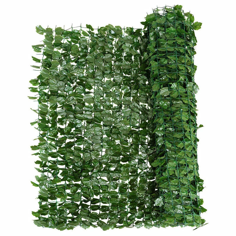 Costway 40''x95'' Faux Ivy Leaf Decorative Privacy Fence Screen Artificial 4 Costway 40''x95'' Faux Ivy Leaf Decorative Privacy Fence Screen Artificial - Image 2