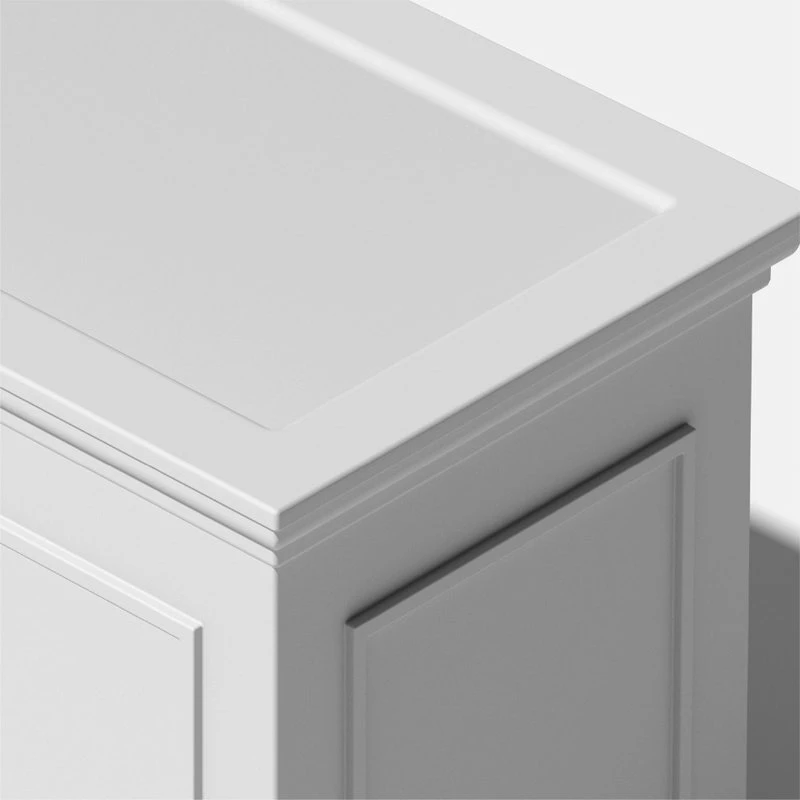 Veradek Brixton Long Planter, 33", White - Image 5