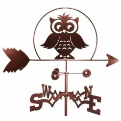 Null Teachers Owl Weathervane With Garden Mounting