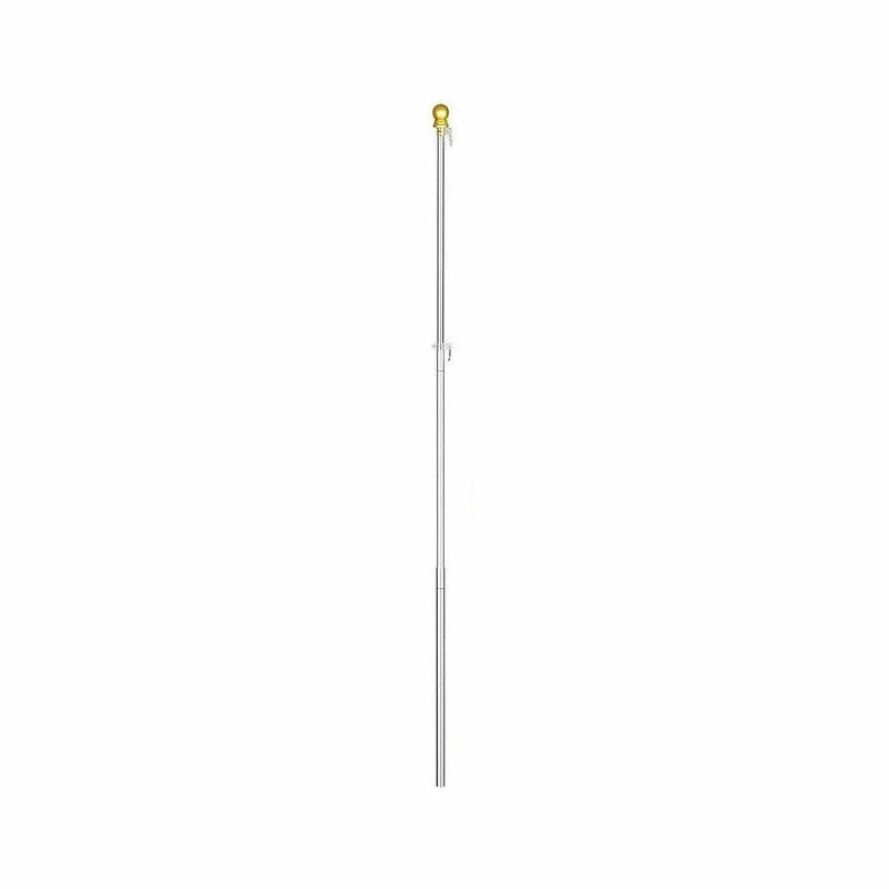 Yescom 30' Sectional Aluminum Flagpole With Us Flag Ball Kit 4 Yescom 30' Sectional Aluminum Flagpole With Us Flag Ball Kit - Image 2
