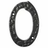 RCH Hardware Iron Vintage Farmhouse House Number, 4-Inch, Various Finishes, Blac