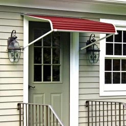 NuImage Awnings 1100 Series Aluminum Door Canopy 84"x48" Projection, Brick Red 8 NuImage Awnings 1100 Series Aluminum Door Canopy 84"x48" Projection, Brick Red -EZ Vane Shop cda1fbb907a4b911 7116 w800 h800 b0 p0 1 2