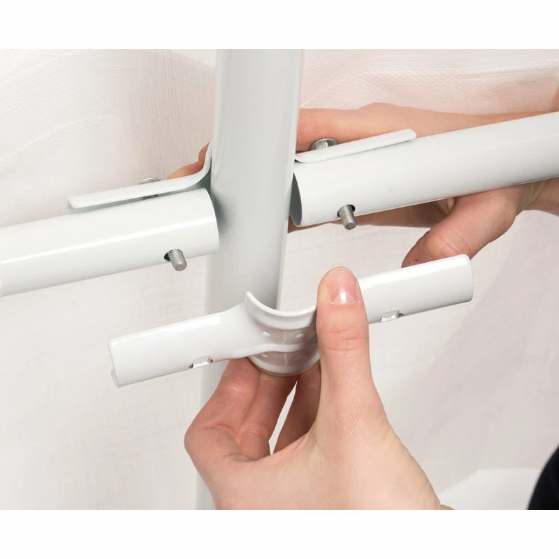 Impact Shelter Peak Style Storage Shed, Gray - Image 5