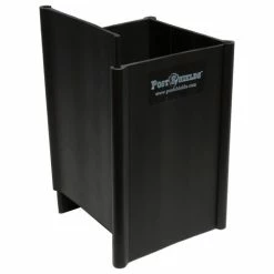 Post Shields 6" Mailbox And Fence Black Sleeve Grass Trimmer Protector