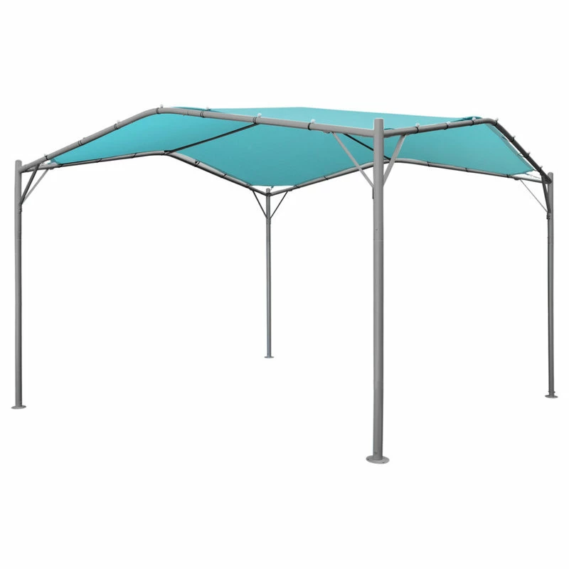 GDFStudio GDF Studio Poppy Outdoor 11.5'x11.5' Modern Gazebo Canopy, Teal
