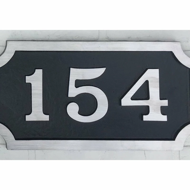 K Castings Address Plaque Solid Aluminum William House Sign, Bold Font - Image 3