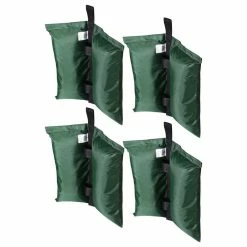 Yescom 4 Pcs Weight Sand Bag For Outdoor EZ Pop Up Canopy Instant Tent Gazebo Green