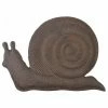 Import Wholesales Decorative Cast Iron Yard And Garden Stepping Stone, Snail, Rust Brown