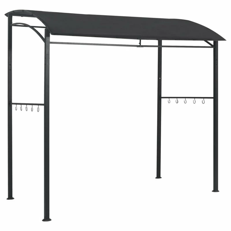 Vida XL International B.V. VidaXL BBQ Gazebo Anthracite Steel Outdoor Canopy Shelter Party Tent Marquee 5 Vida XL International B.V. VidaXL BBQ Gazebo Anthracite Steel Outdoor Canopy Shelter Party Tent Marquee - Image 3