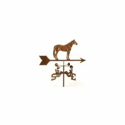 EZ Vane LLC Quarter Horse Weathervane With 4 Sided Mount