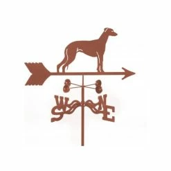 EZ Vane LLC Greyhound Weathervane With Garden Mount