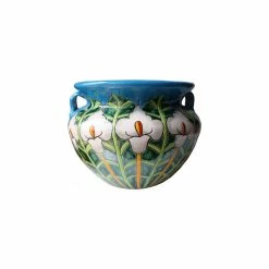 Fine Crafts & Imports Big Lily Flower Talavera Ceramic Pot