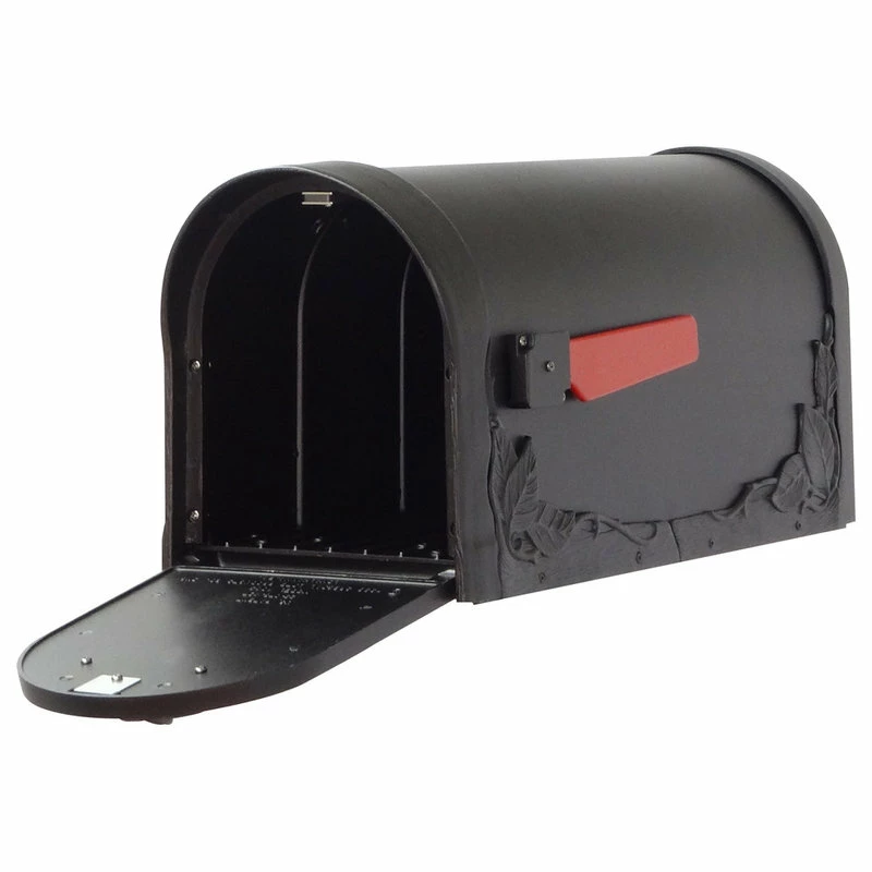 Special Lite Products Company Floral Curbside Mailbox, Black 5 Special Lite Products Company Floral Curbside Mailbox, Black - Image 3