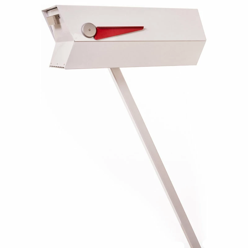Modbox USA, Inc. ModboxUSA Mid-Century Modern Curbside Mailbox | One Color, White