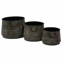 Brimfield & May Rustic Brass Metal Planter 69183 17 Brimfield & May Rustic Brass Metal Planter 69183 -EZ Vane Shop e591f8f50195674c 8052 w800 h800 b1 p0