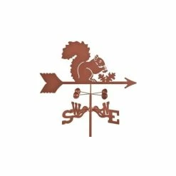 EZ Vane LLC Squirrel Weathervane With 4 Sided Mount