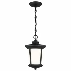 Generation Lighting Eddington 1-Light Outdoor Pendant, Black