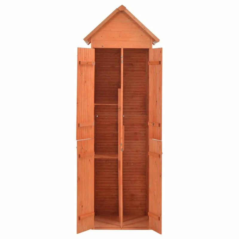 Vida XL International B.V. VidaXL Garden Storage Shed Wood Outdoor Terrace Patio Wooden Tool Storage Shed - Image 2