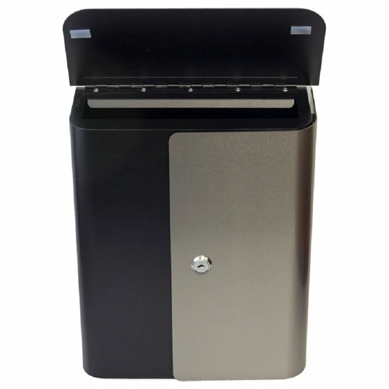 Qualarc/Winfield Vista Locking Mailbox, Black/Gray - Image 3