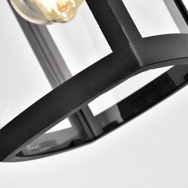 CHLOE Lighting, Inc. CHLOE Lighting QUILL Transitional 1-Light Textured Black Outdoor Wall Sconce - Image 3