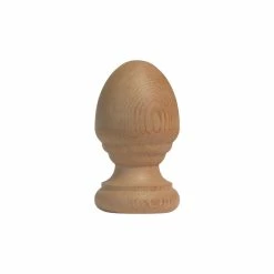 MR SPINDLE FACTORY OUTLET Acorn Finial With Rings For A 3" Post