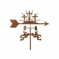 EZ Vane LLC Crosses Weathervane With Deck Mount