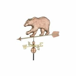 Good Directions, Inc. Bear Weathervane With Arrow, Pure Copper