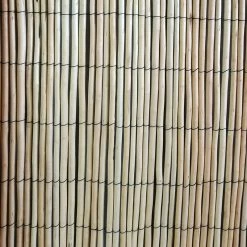 Master Garden Products Peeled Willow Fence Screen, Light Mahogany Color, 6'x8'