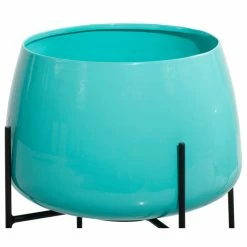 Brimfield & May Modern Teal Metal Planter 51973 14 Brimfield & May Modern Teal Metal Planter 51973 -EZ Vane Shop f3b117b8033f3b0d 7951 w800 h800 b1 p0
