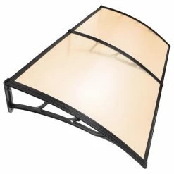 Yescom Polycarbonate Hollow Sheets, 40"x80", Brown/Black Trim, 1 -Piece