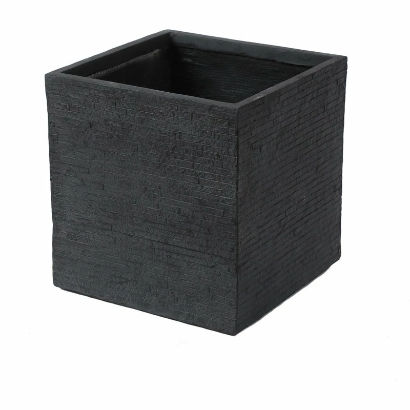 LuxenHome Stone Finish Square MgO Planter (Large) 5 LuxenHome Stone Finish Square MgO Planter (Large) - Image 3