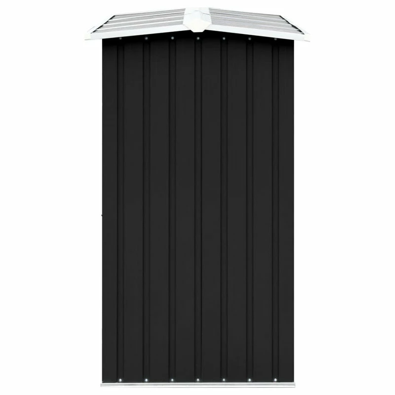 Vida XL International B.V. VidaXL Garden Log Storage Shed Galvanized Steel Anthracite Firewood Outdoor 6 Vida XL International B.V. VidaXL Garden Log Storage Shed Galvanized Steel Anthracite Firewood Outdoor - Image 4