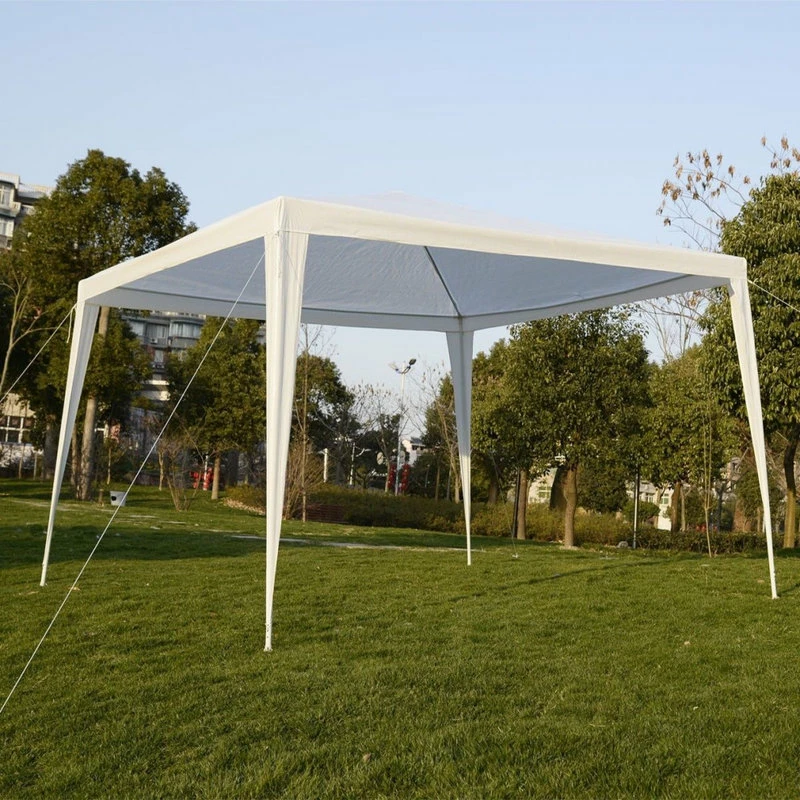 Costway 10'x10' Heavy Duty Pavilion Cater Events Outdoor Party Wedding Tent White - Image 4