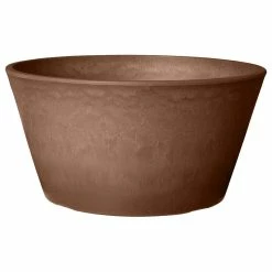 Arcadia Garden Products Sleek Bulb Pan, Chocolate