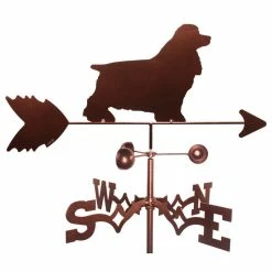 Null Cocker Spaniel Weathervane With Garden Mounting