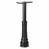Architectural Mailboxes Basic Post With Decorative Cover, Black