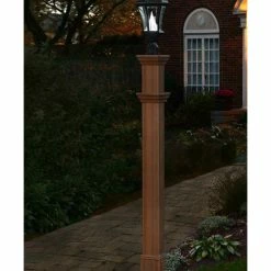 New England Arbors 6"x6"x74" Charleston Composite Lamp Post -EZ Vane Shop ff11586b0553f6cc 2266 w800 h800 b0 p0