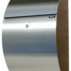 QualArc Allux Series 7000 Mailbox, Black, Stainless Steel, ALX-7000-BS