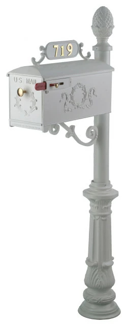 IMPERIAL LINE Williamsburg 719K Mailbox System , White
