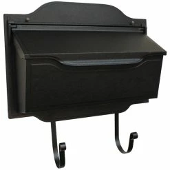 Special Lite Products Company Contemporary Horizon Wallmount Mailbox, Black