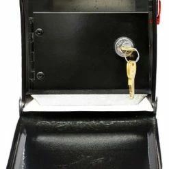 QualArc E1 Economy Mailbox Only With Locking Insert, Black