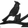 Whitehall Products 7 1/2"W X 11 1/2"H Cardinal Mailbox Ornament, Black