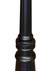 Special Lite Products Company Tacoma Surface Mount Post Kit, Black