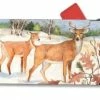 Studio M By Magnet Works Winter Deer MailWraps Magnetic Mailbox Cover