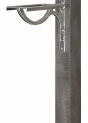 Special Lite Products Company Springfield Direct Burial Mailbox Post, Swedish Silver