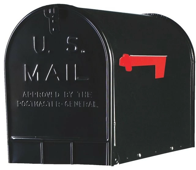 Solar Group Gibraltar ST200B00 Ribbed Galvanized Steel Rural Mailbox, Jumbo, Black 3 Solar Group Gibraltar ST200B00 Ribbed Galvanized Steel Rural Mailbox, Jumbo, Black