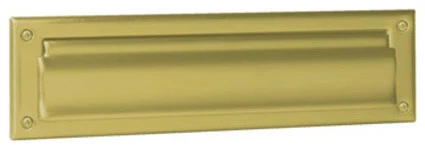 Schlage Locks Schlage 620 13-Inch X 3-9/16-Inch Solid Brass Mail Slot - Antique Brass