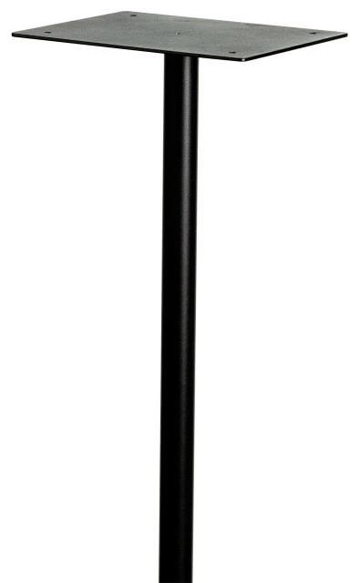 FOS Designs USA Mailbox Post - Robust - Black