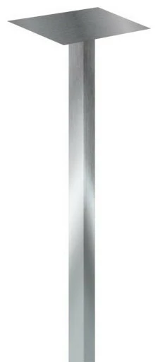 FOS Designs USA Mailbox Post - Stainless Steel